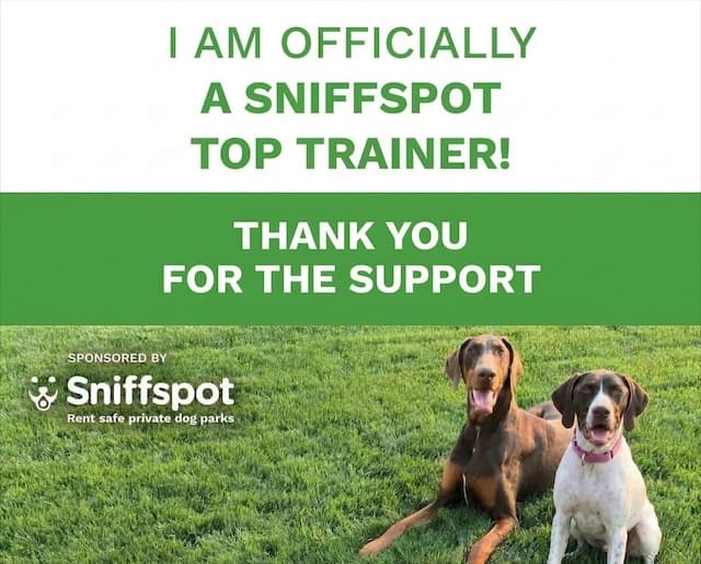 Sniffspot Top Trainer badge